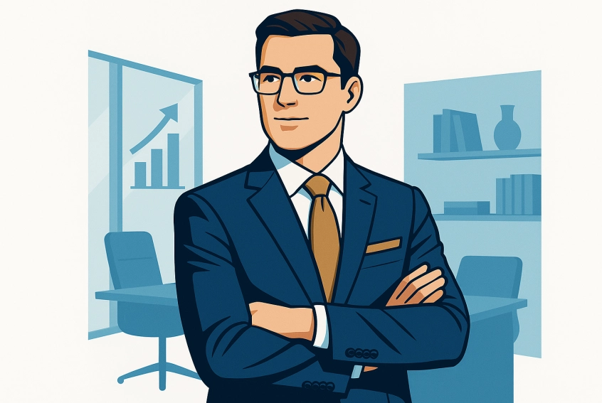 Portrait of Michael Pellegrino, investment law expert